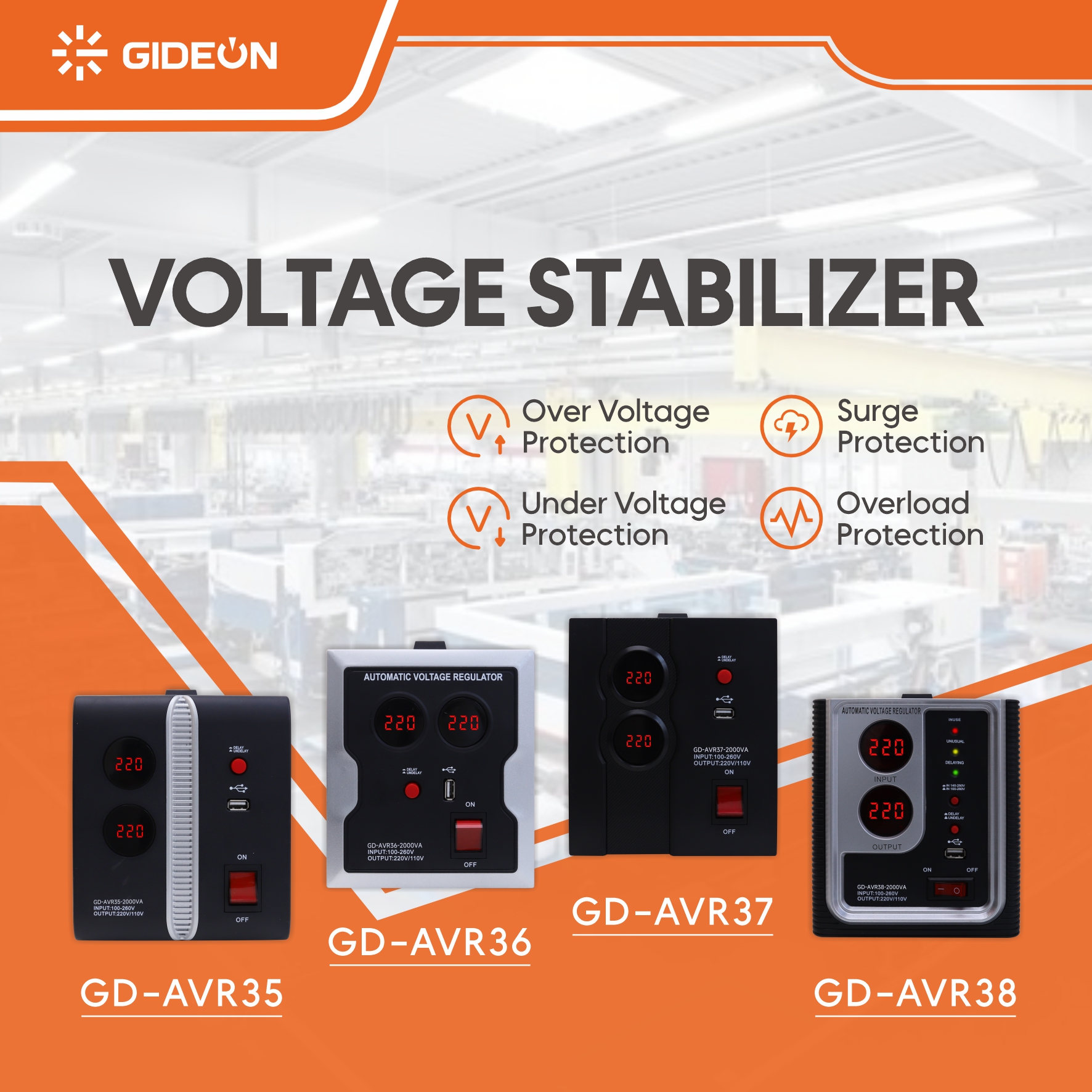 သင်၏ကိရိယာများကို Gideon Relay ဖြင့်ကာကွယ်ပါ - Type ဗို့အားတည်ငြိမ်မှုတင်ဆောင်သူများ!