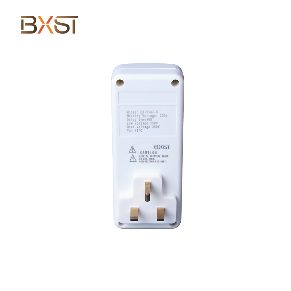 BXST TV Guard UK Plug အလိုအလျောက်ဗို့အားဗို့အားအလိုအလျောက် Plug သည် V187-D