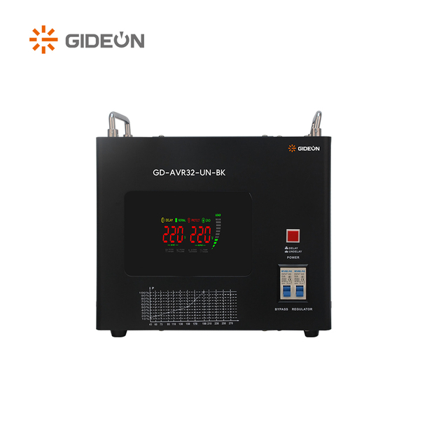 AVR32 ကျယ်ပြန့်အကွာအဝေး 95-280V to 220v အိမ်ထောင်စု AVR Relay အမျိုးအစားတည်ငြိမ်မှု