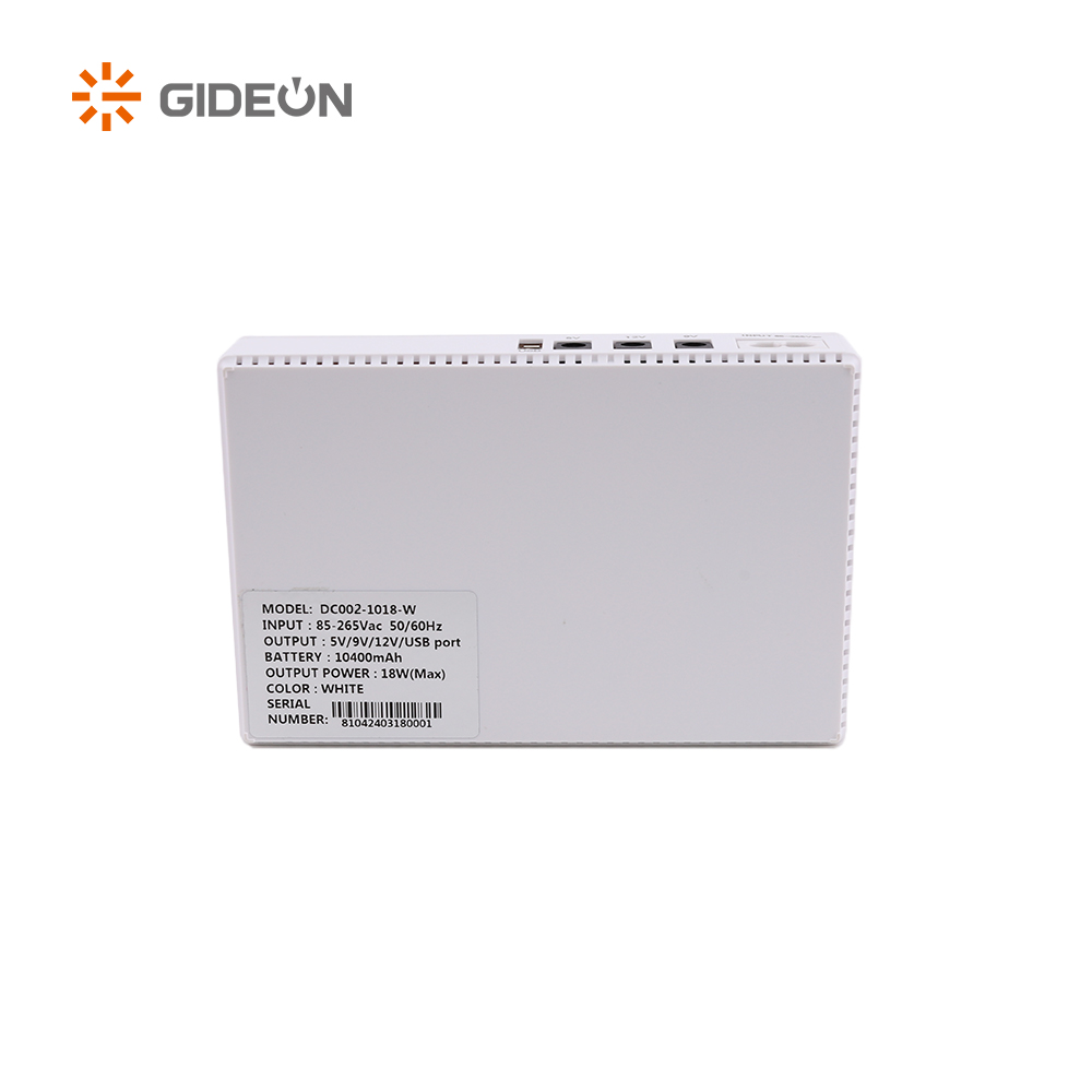 GD-DC002-DC1018P-LED 8800MAH / 10400MAH Mini DC ups