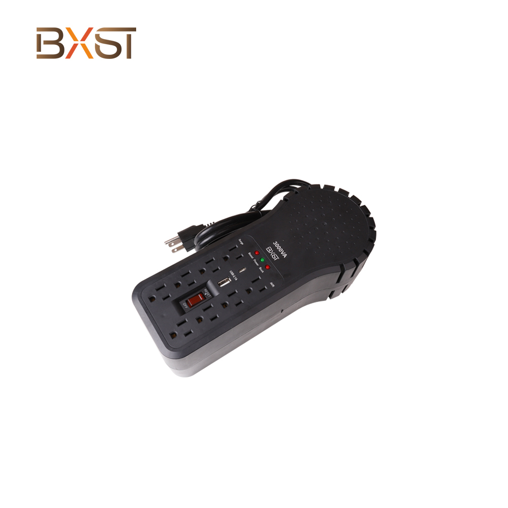 3000VA / 1800W မူလနေရာပစ္စည်းကိရိယာများ 220V ACUS Power Strip Auto Voltage တည်ငြိမ်မှု