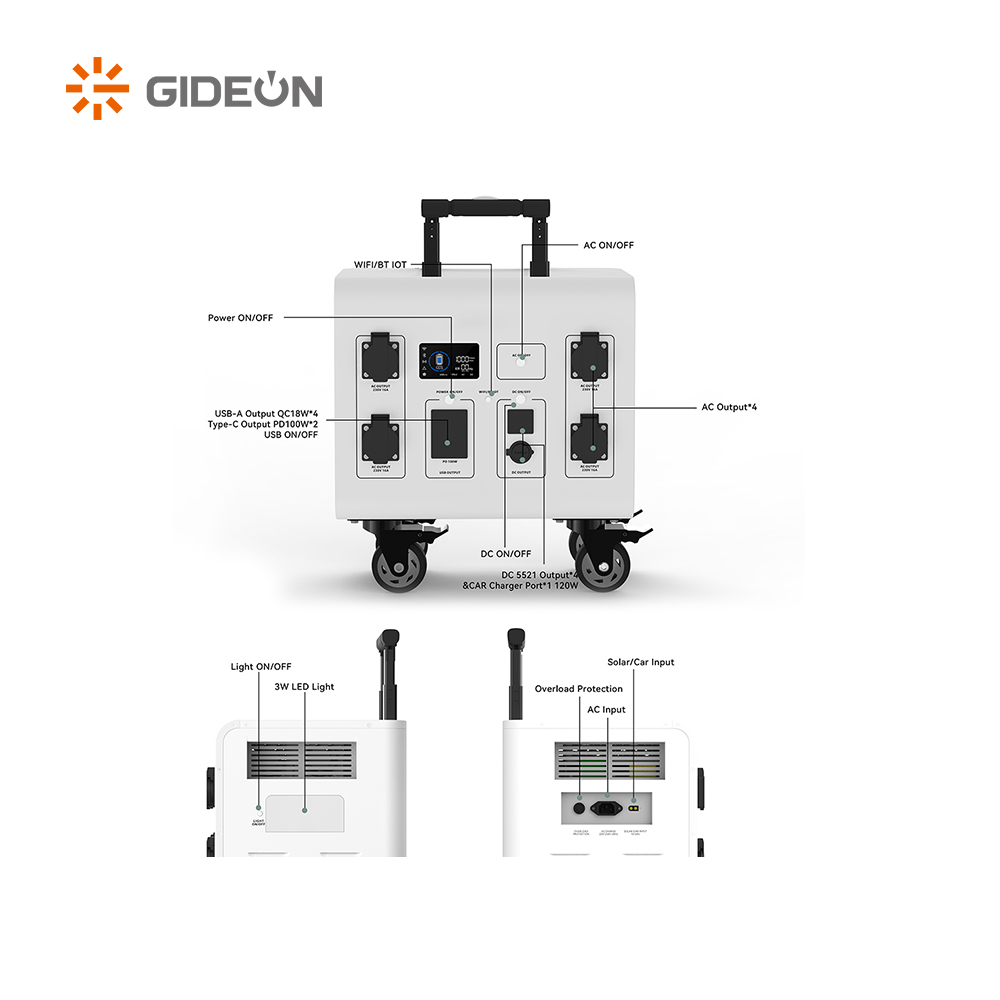 Portable Energy သိုလှောင်မှုအတွက် GD-SS026-3000w