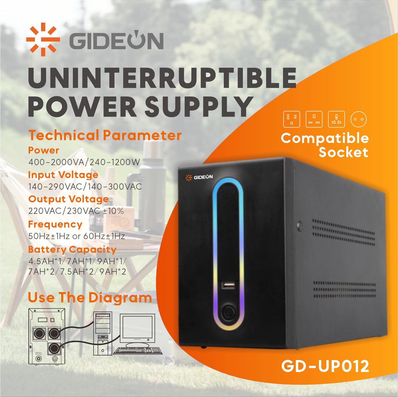 AC UPS ကာကွယ်မှု - GD-up012