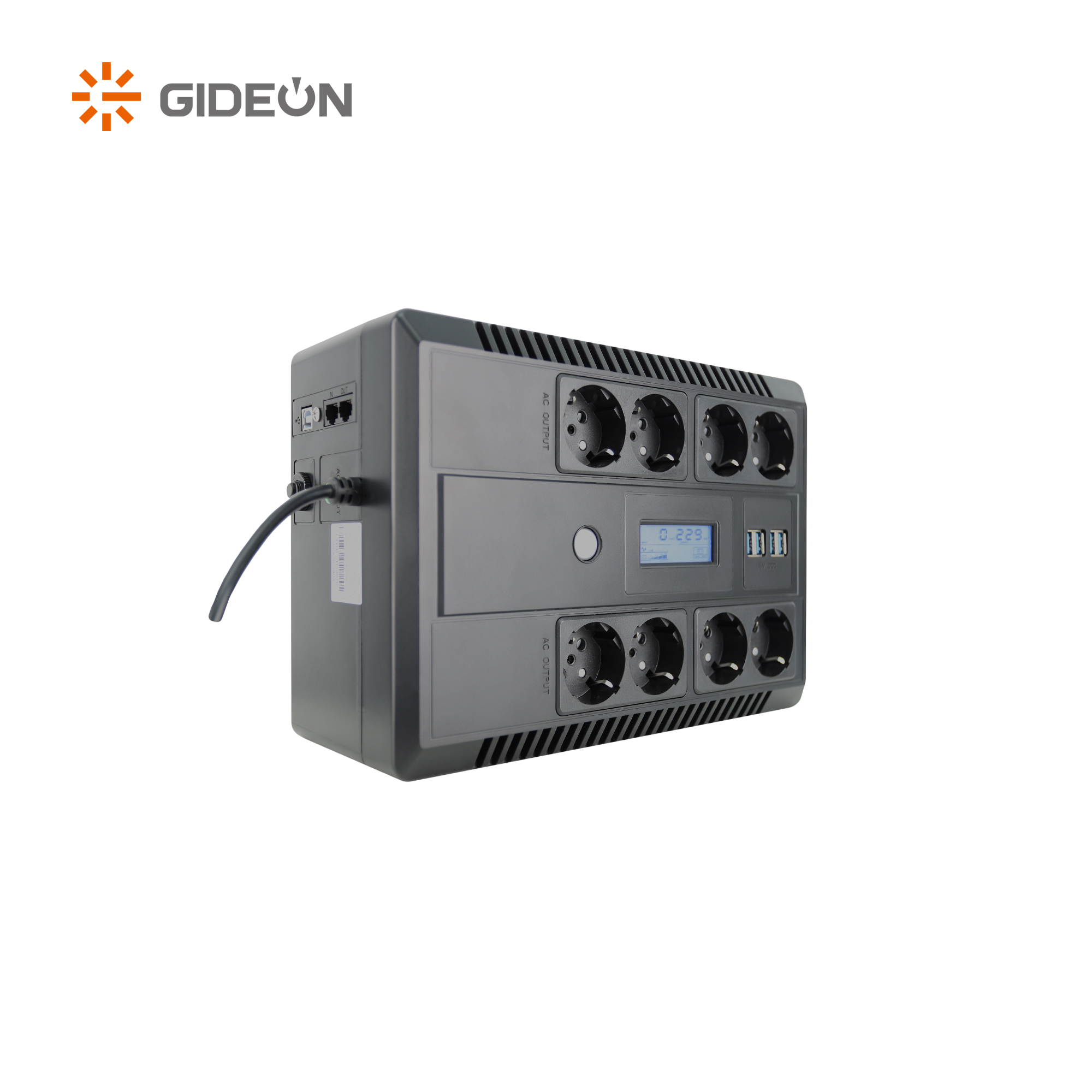 LCD display နှင့် gd-up01-g 450VA-1000VA AC UPS 