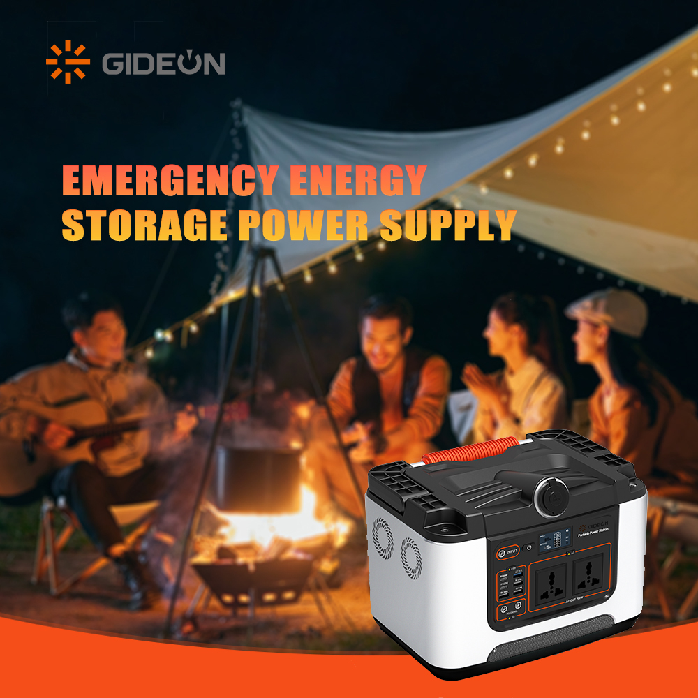 GD-SS012 700W ဆိုလာအားပြန်သွင်းနိုင်သော Outdoor Camping Portable Power Station