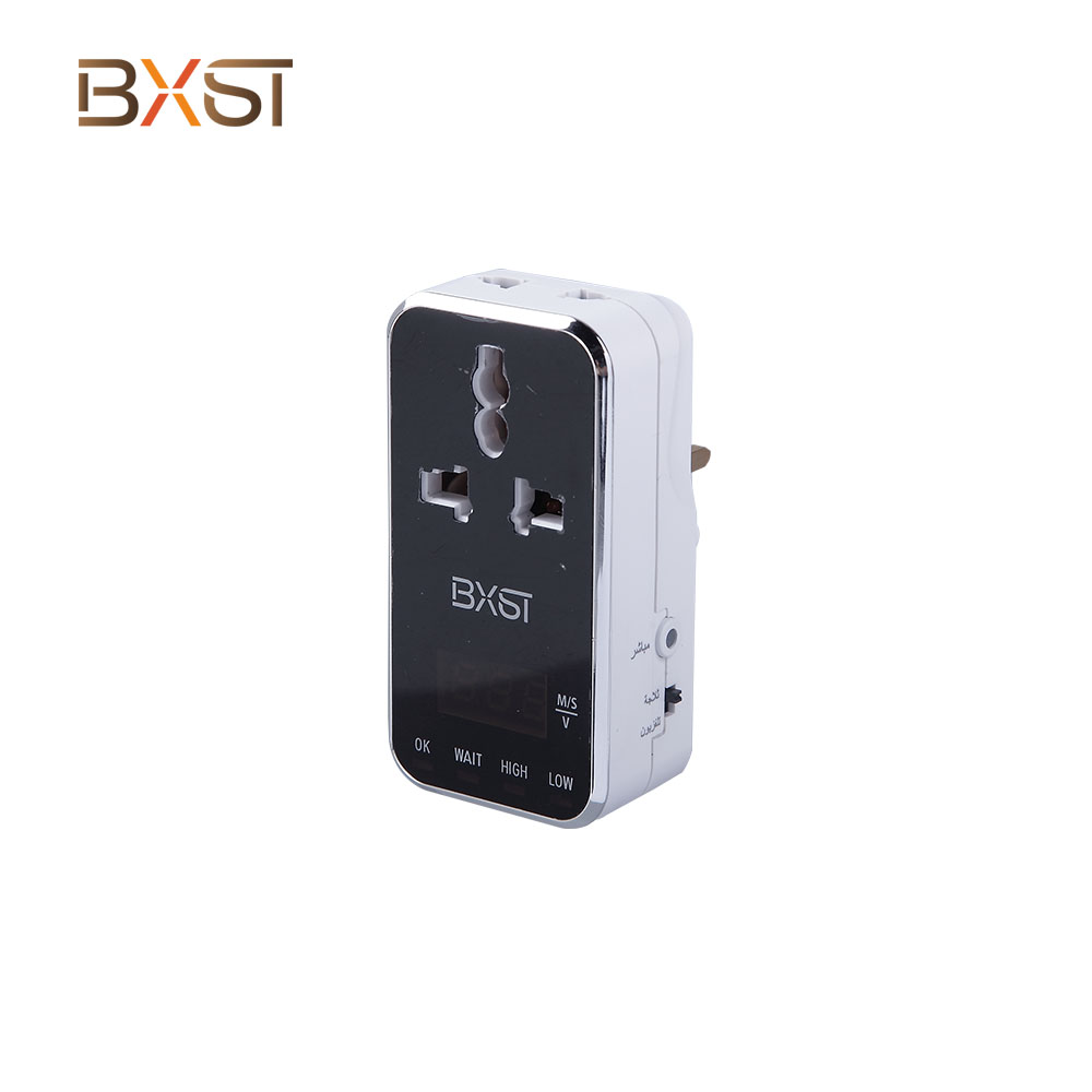 BX-V165 Socket Voltage ကာကွယ်ကာကွယ်ရေးဒစ်ဂျစ်တယ်ရေခဲသေတ္တာပါဝါအစောင့်တပ်