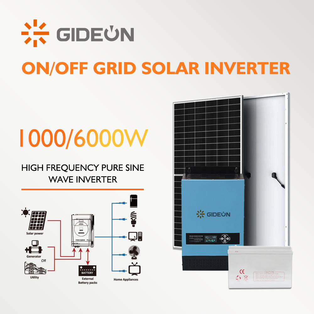 GD-IT021 2000W စွမ်းဆောင်ရည်မြင့် အိတ်ဆောင်ဆိုလာ အင်ဗာတာသည် ဝန်ပိုခြင်းကို အကာအကွယ်ပေးသည်။